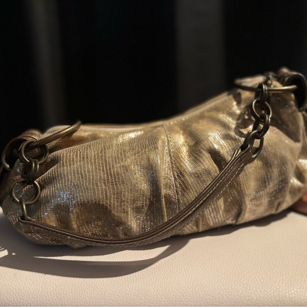 Gold Metallic Women's Bag
